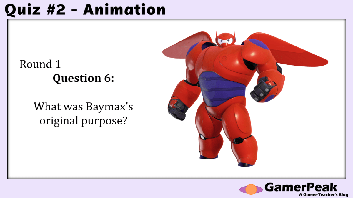 The GamerPeak Quiz #2 –&nbsp;Animation