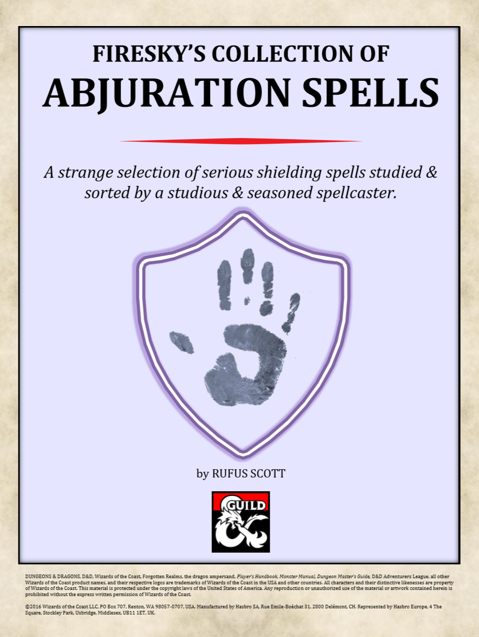Firesky’s Collection of Abjuration Spells – Gamer Peak